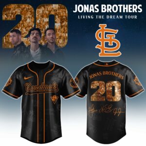 St Louis Cardinals Jonas Brothers Tour 2025 Jersey Editions Limited