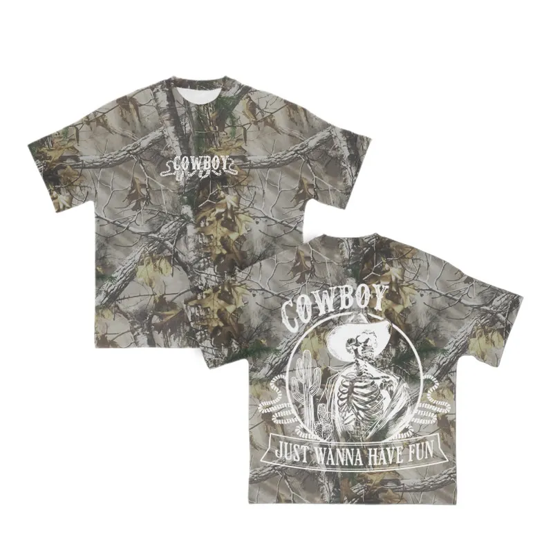 cowboy camouflage tee