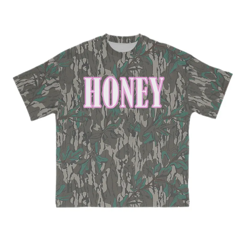trending honey camouflage t-shirt