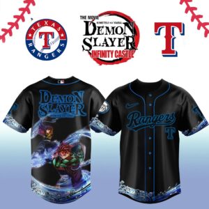 Texas Rangers _ Limited Edition Demon Slayer Jersey 2025