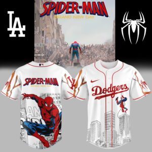Los Angeles Dodgers x Spider-Man: Brand New Day Jersey 2025 v2