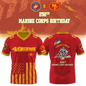 San Francisco 49ers x 250th Marine Corps Birthday Editions Limited 2025