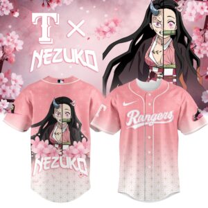 Texas Rangers _ Limited Edition Demon Slayer Jersey 2025