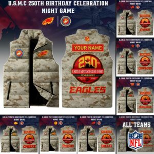 NFL x U.S.M.C 250th Anniversary Cotton Vest 2025 Limited Edition