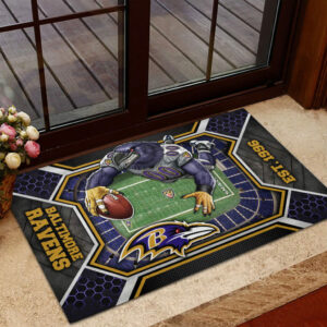 Baltimore Ravens Custom Doormat