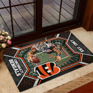 Cincinnati Bengals Custom Doormat