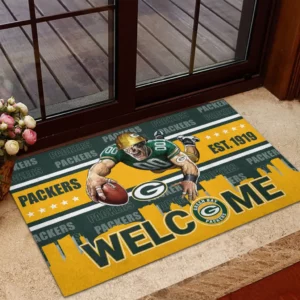 Green Bay Packers NFL CP, Custom Doormat, Home Decoration, Gift for Boy Friend