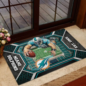 Miami Dolphins Custom Doormat