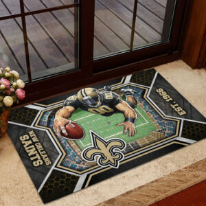 New Orleans Saints Custom Doormat