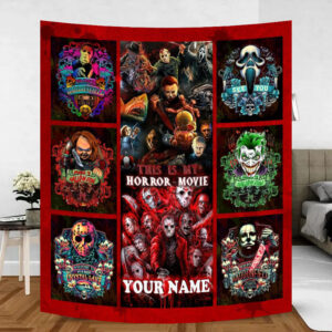 Custom Name This is My Horror Blanket