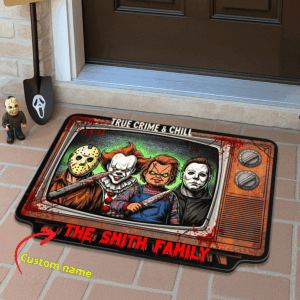 Horror Custom Shape Doormat - Personalized Gifts For Halloween