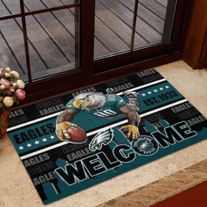 Philadelphia Eagles NFL CP, Custom Doormat, Home Decoration, Gift for Boy Friend