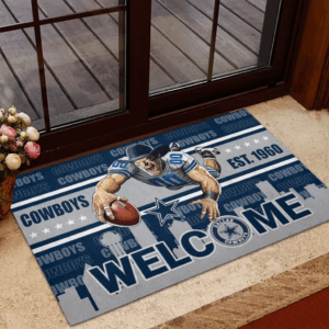 Dallas Cowboys NFL CP, Custom Doormat, Home Decoration, Gift for Boy Friend