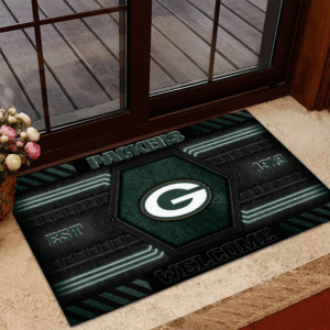 Green Bay Packers NFL Edition, Custom Doormat, Home Decoration, Gift for Boy Friend
