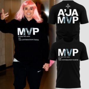 Special New Edition MVP AJA Wilson Tshirt 2025 b