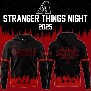 Arizona Diamondbacks x Stranger Things 2025 Hoodie