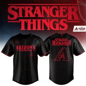 Arizona Diamondbacks x Stranger Things Limited Edition 2025 Jersey