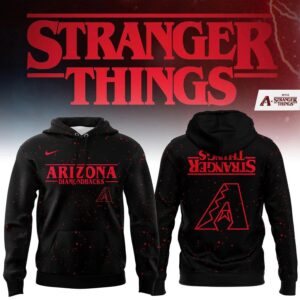 Arizona Diamondbacks x Stranger Things 2025 Hoodie