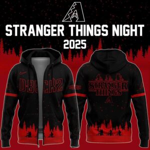 Arizona Diamondbacks x Stranger Things 2025 Hoodie