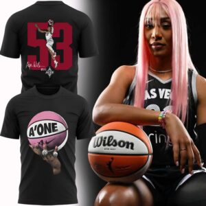 Special New Edition Las Vegas Aces AJA Wilson A ONE T shirt 2025