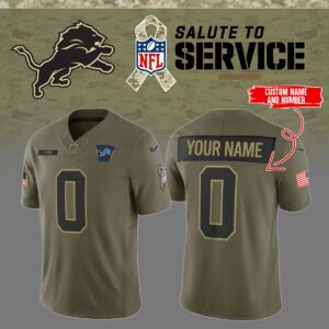 Detroit Lions Salute to Service Jersey