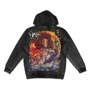 Upper Moon 1 Mineral Wash Hoodie - Black