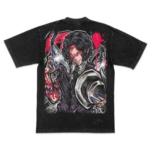 The Demon King Mineral Wash Heavyweight Tee - Black