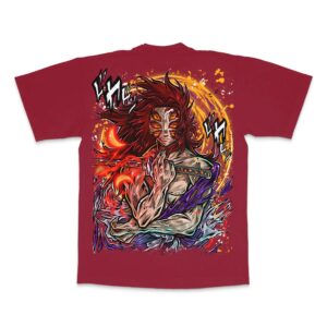 Upper Moon 1 Heavyweight Tee - Dark Red