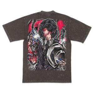 The Demon King Mineral Wash Heavyweight Tee - Cocoa