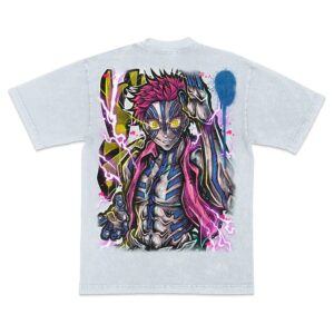 Death Compass Mineral Wash Heavyweight Tee - Ice Grey