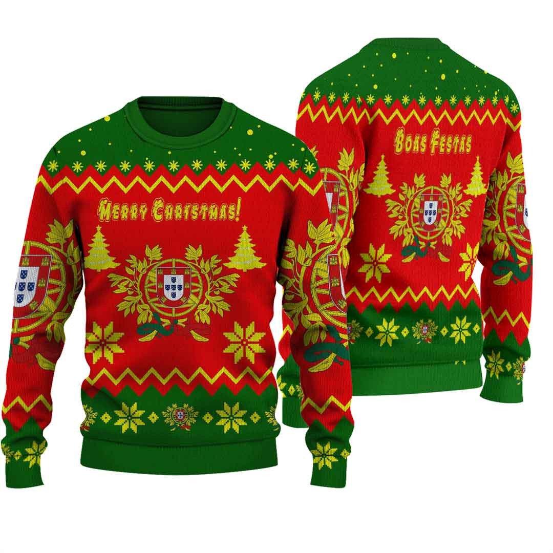 Ugly Sweater Portugal Knitted Sweater Christmas