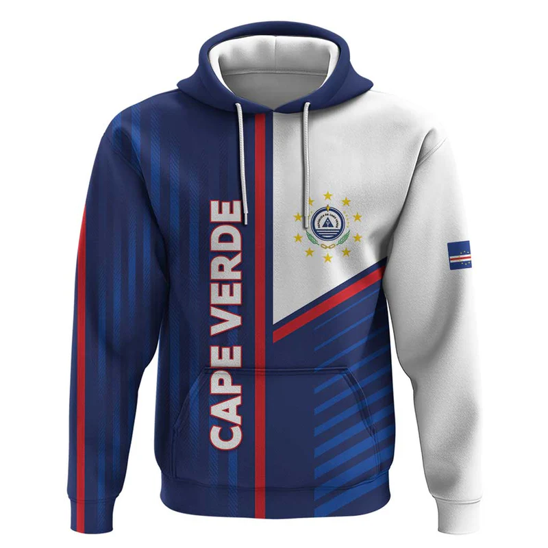 Custom Cape Verde Football Hoodie Unique Style