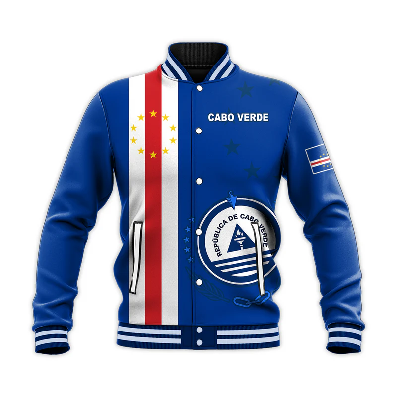 Cape Verde Baseball Jacket Pride Cabo Verde