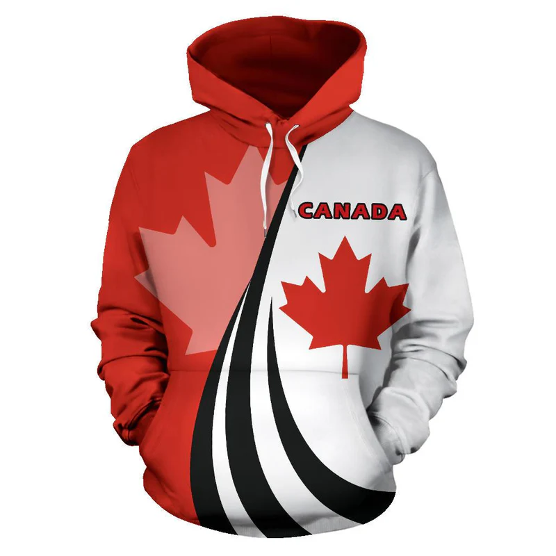 Canada Maple Leaf Flag Hoodie