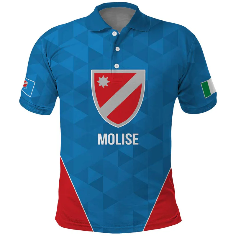 Personalized Italy Molise Polo Shirt Inspiration Flags Style