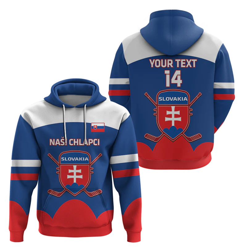 Custom Slovakia Hockey Hoodie Go Slovak Our Boys