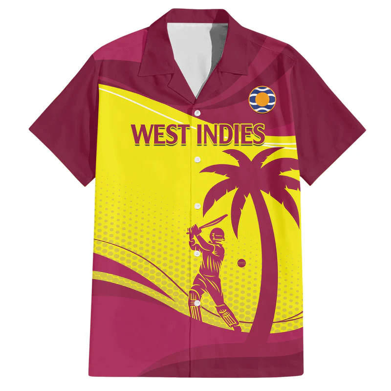 Custom West Indies Cricket Hawaiian Shirt World Cup Go Windies