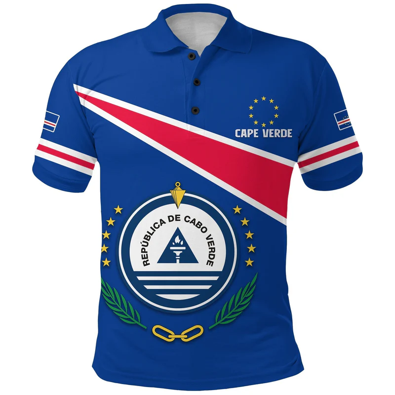 Cape Verde Polo Shirt Flag Cape Verde Lovers