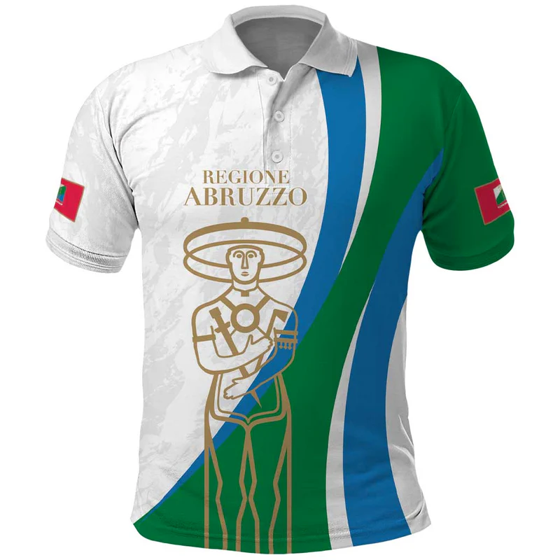 Personalized Italian Region Abruzzo Polo Shirt Italy Sporty Style