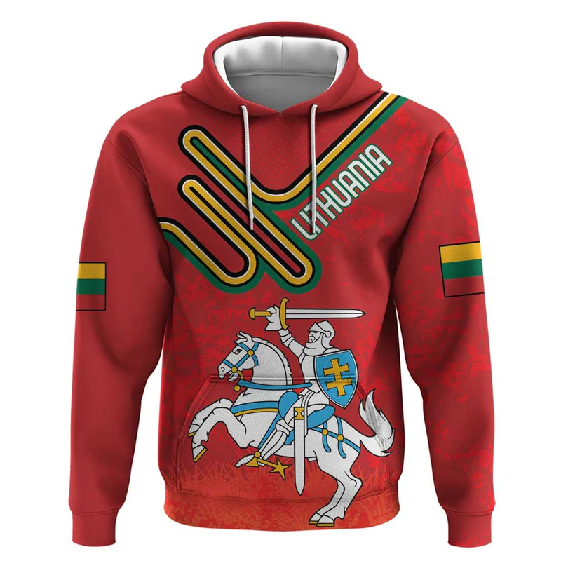 Personalized Lithuania Coat Of Arms Hoodie Special Version