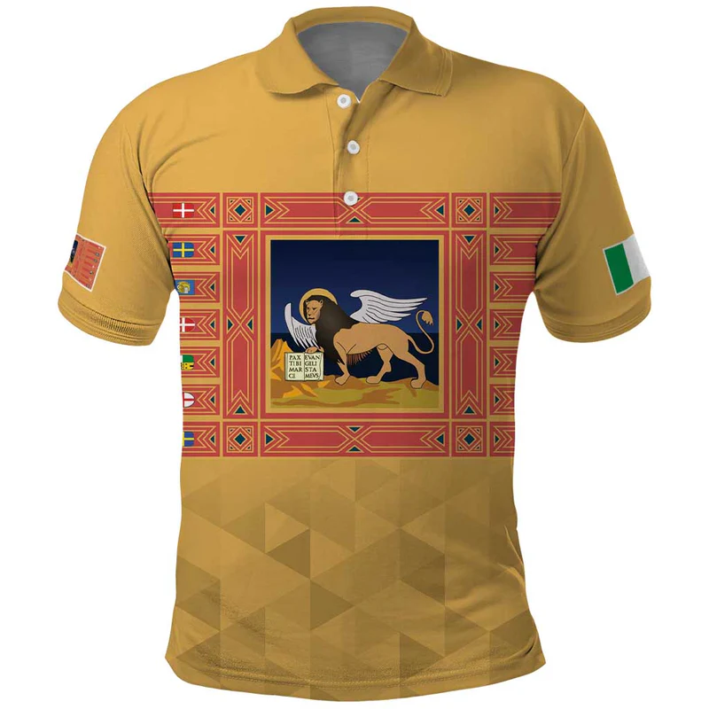 Personalized Italy Veneto Polo Shirt Inspiration Flags Style