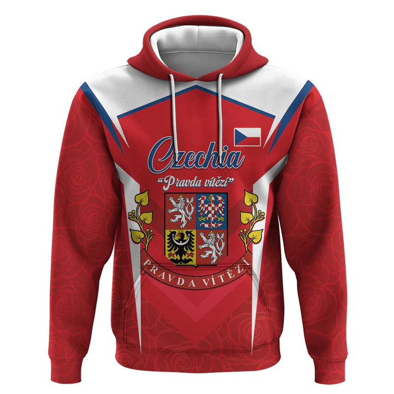 Czech Republic Restoration Day Hoodie Czechia Pravda Vitezi