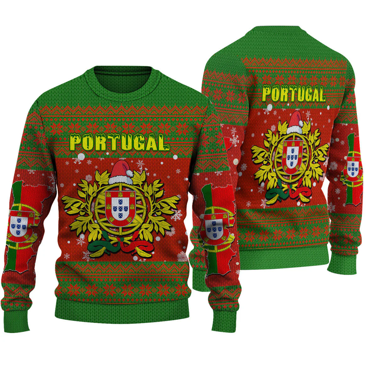 Ugly Sweater Portugal Christmas Knitted Sweater