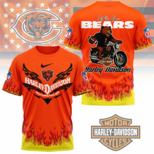 Chicago Bears NFL x Harley Davidson Premium T-shirt