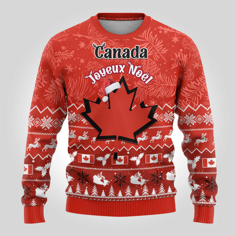 Canada Christmas Ugly Christmas Sweater