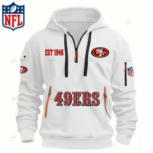 New Edition - NFL - 49ERS -  Half Zipper Hoodie