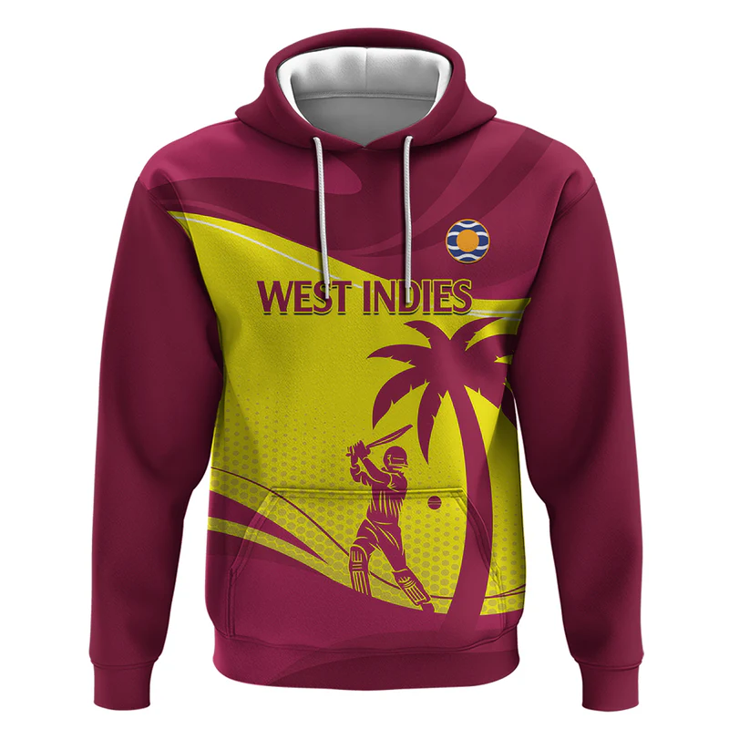 Custom West Indies Cricket Hoodie World Cup Go Windies