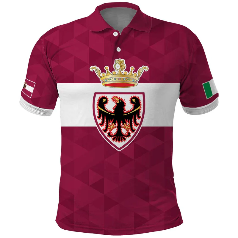 Personalized Italy Provincia Autonoma di Trento Polo Shirt Inspiration Flags Style
