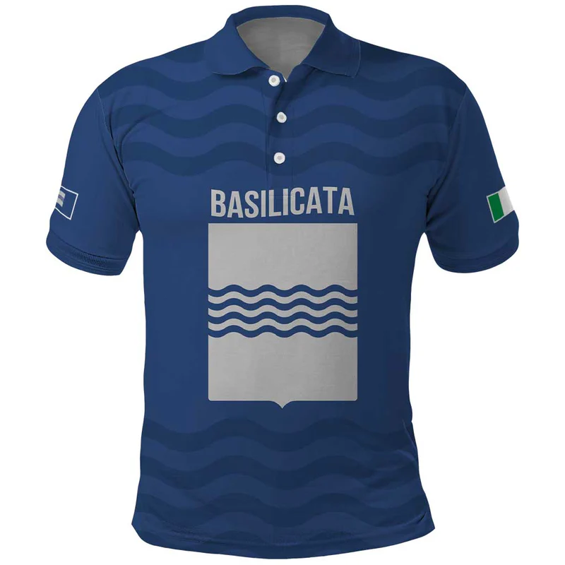 Personalized Italy Basilicata Polo Shirt Inspiration Flags Style