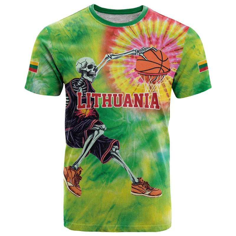 Lithuania Basketball T Shirt Retro Style Version 1992